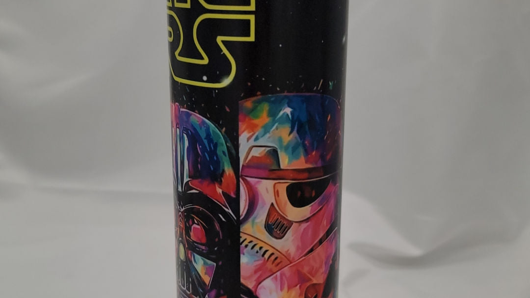 Star wars 20oz tumbler. Glow in the dark optional image 2