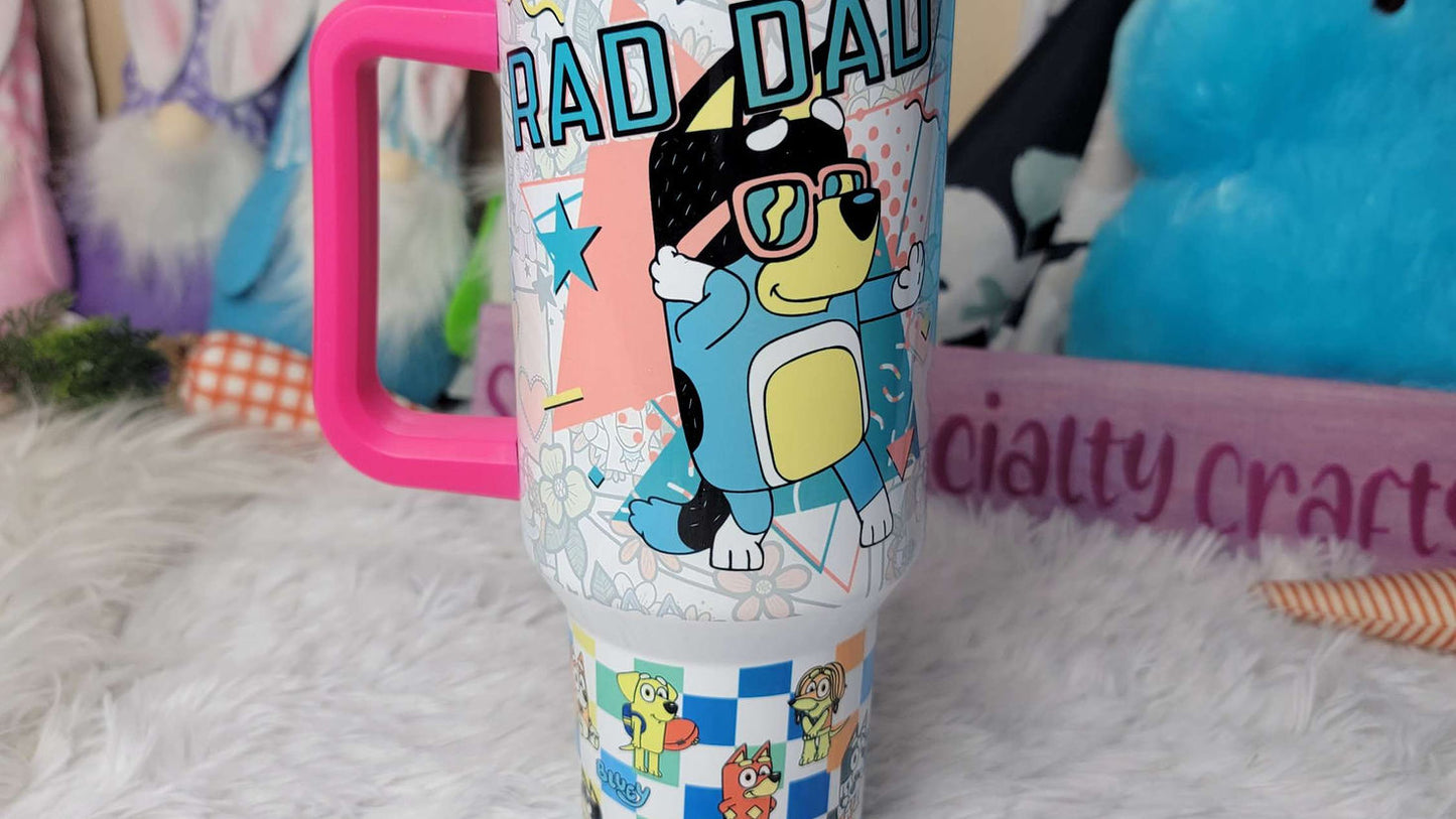 Rad Dad 40oz tumbler image 2