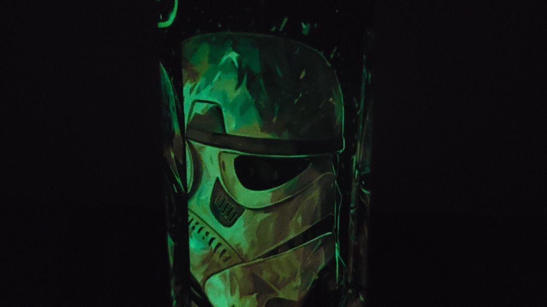 Star wars 20oz tumbler. Glow in the dark optional image 3