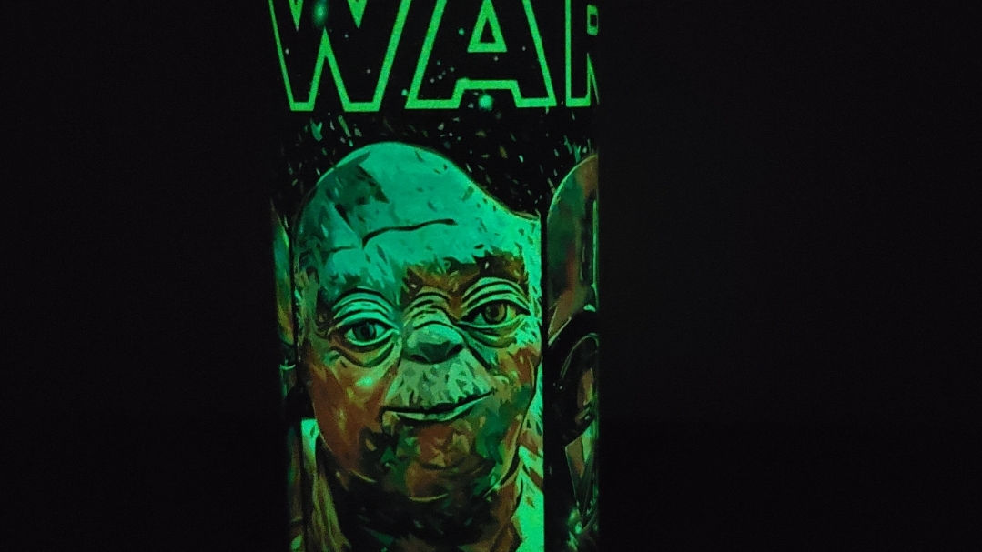 Star wars 20oz tumbler. Glow in the dark optional image 4
