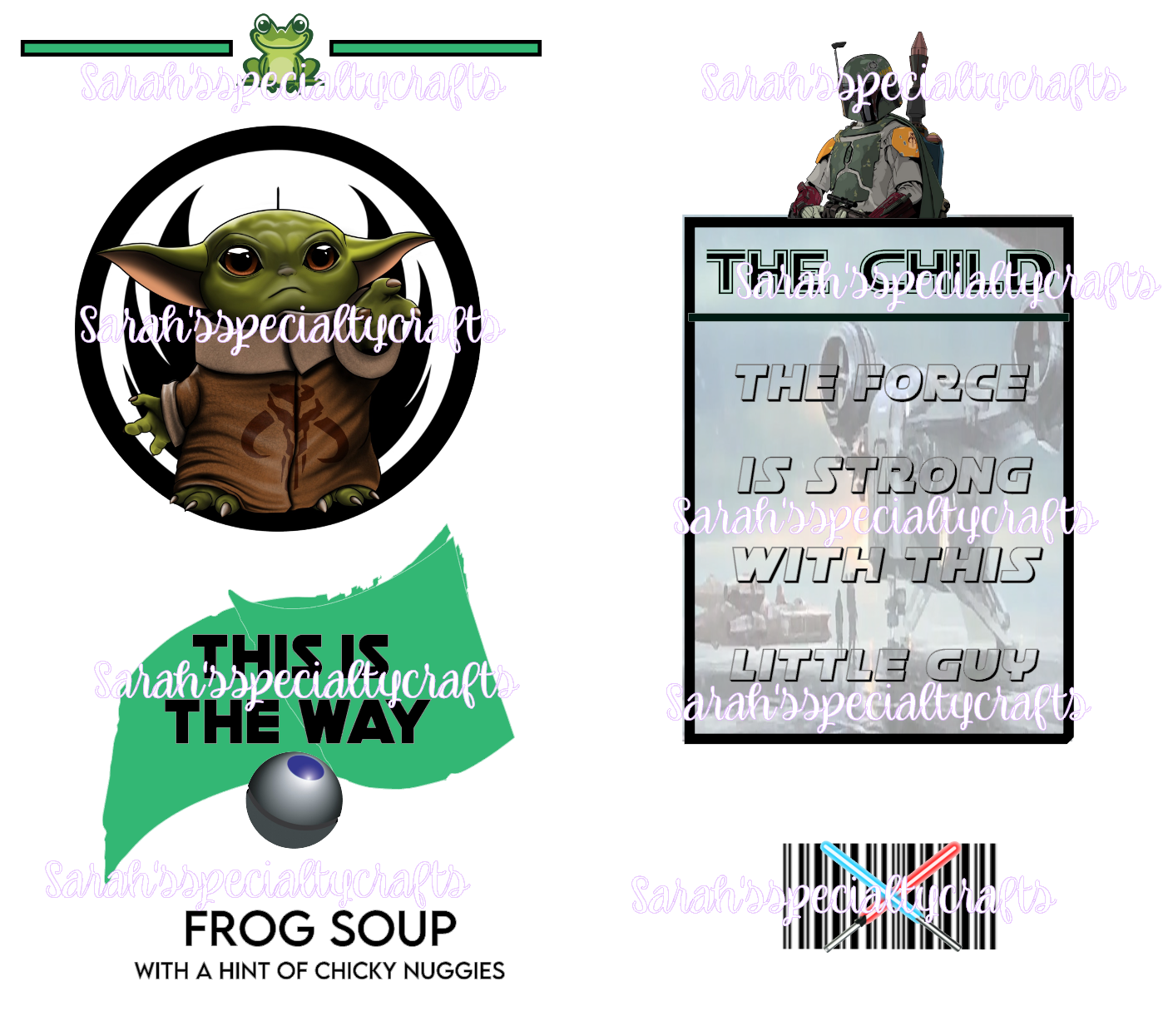 Grogu - Star wars Tumbler Design