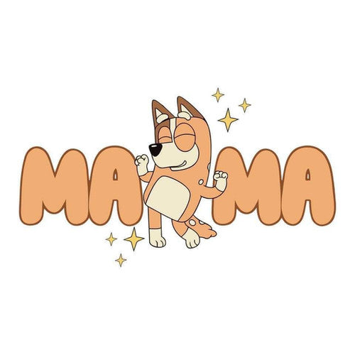 Bluey Mama shirt, Sizing Small thru 2xl. Your choice in black white or grey!  | Sarahs Specialty