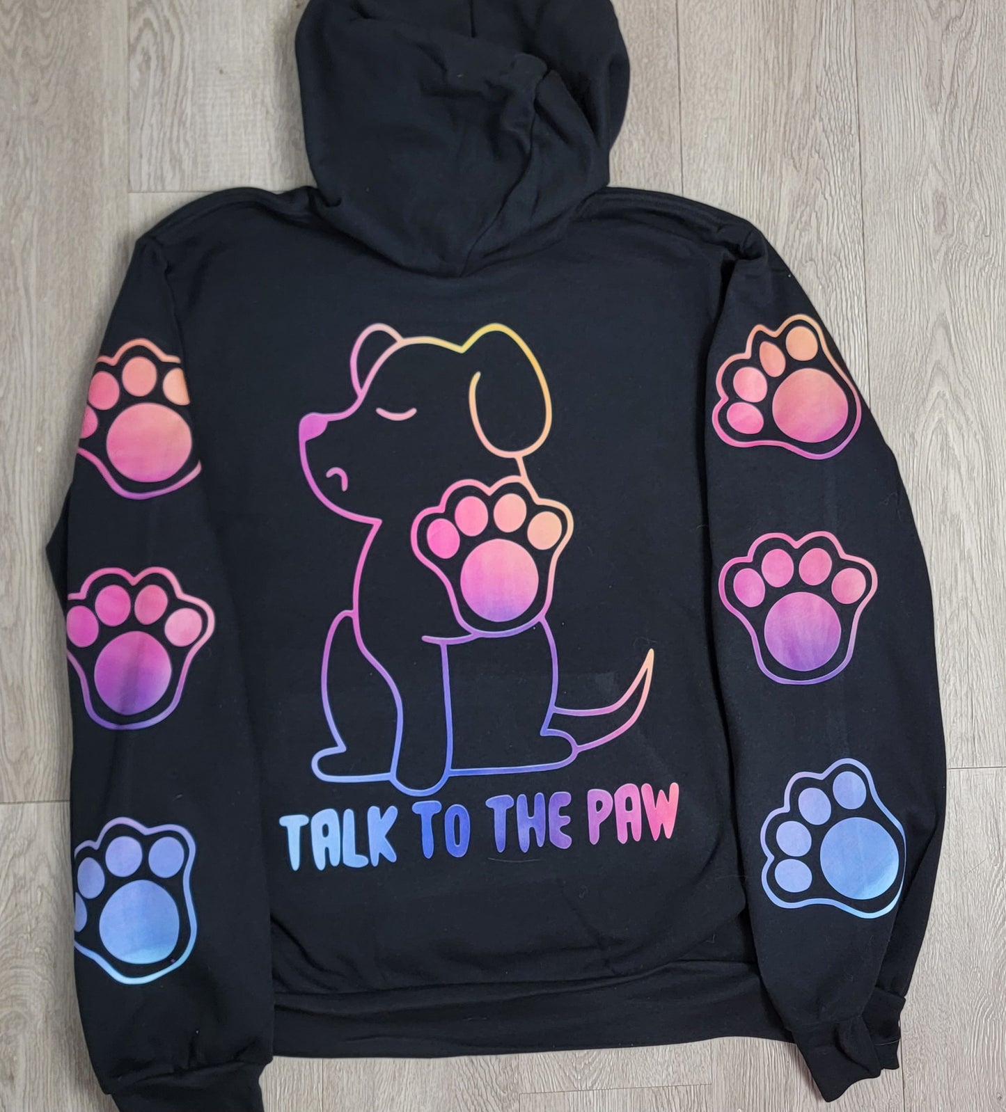 Talk to the paw Adult Hoodie