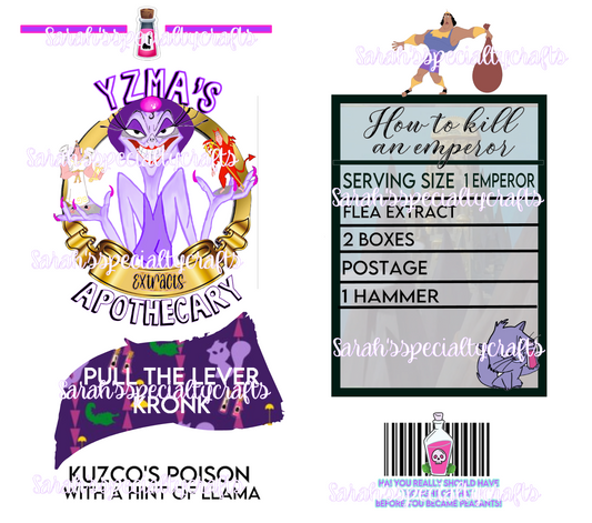 Yzma Digtial Tumbler Design