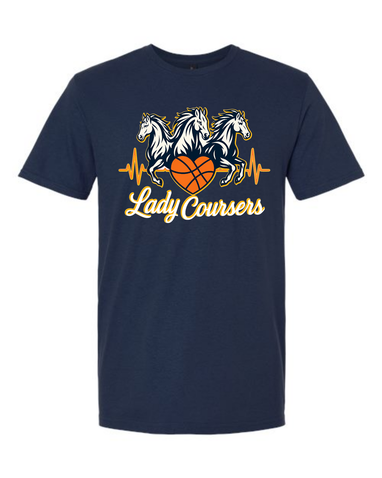 Vanguard Lady Coursers Basketball tee **SELECT PICKUP ONLY** COACH WILL BRING THEM TO PRACTICE