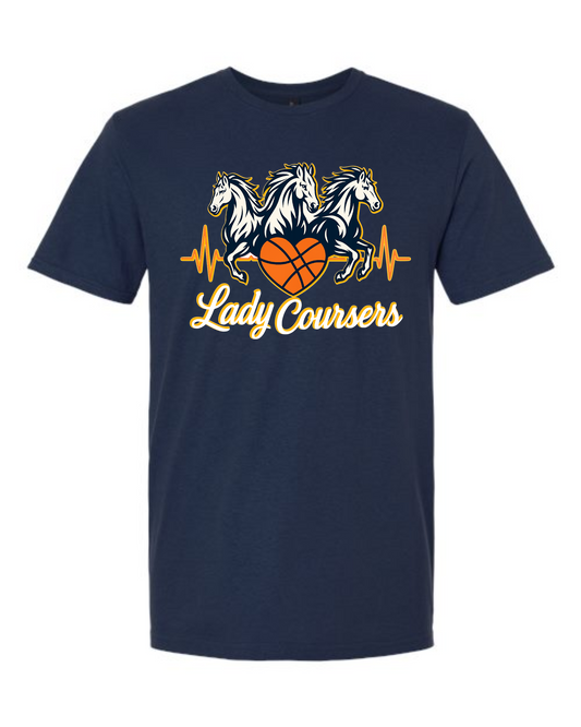 Vanguard Lady Coursers Basketball tee **SELECT PICKUP ONLY** COACH WILL BRING THEM TO PRACTICE