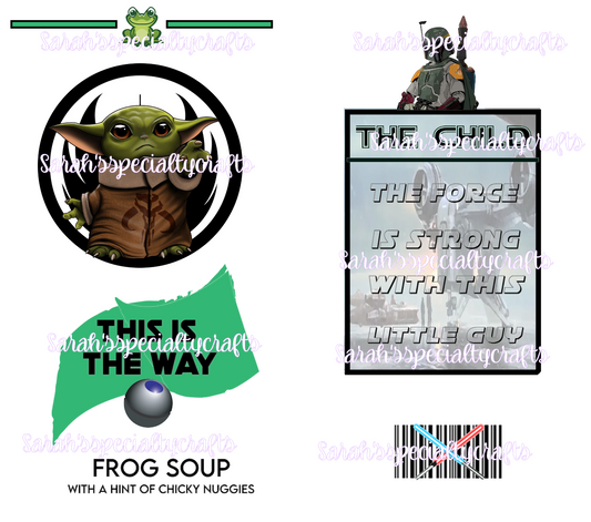 Grogu - Star wars Tumbler Design