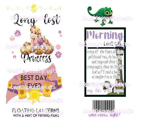 Rapunzel Tangled Tumbler Design