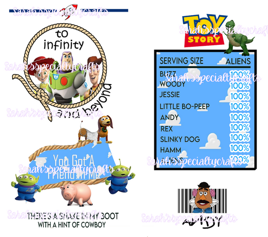 Toy Story Digtial Tumbler Design